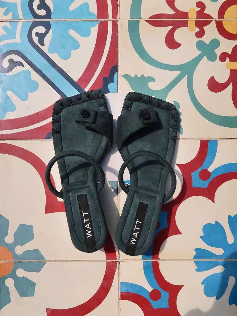 WATT - Emerald Green Heels