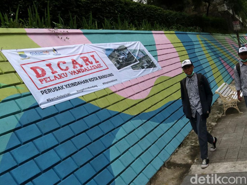 Pelaku Vandalisme Ditangkap, Plt Walkot Bandung Minta Jaga Keindahan Kota