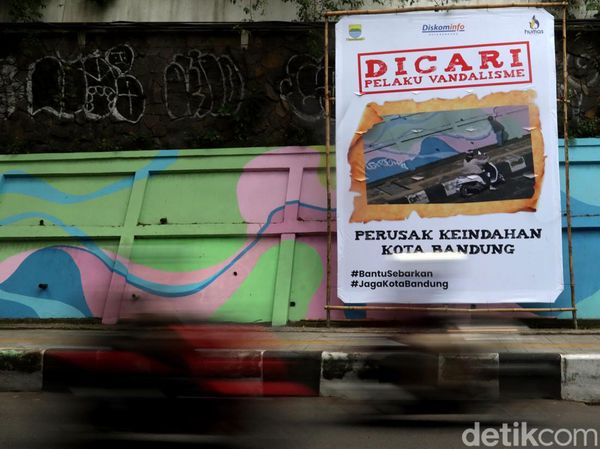 Hayoo... Pemkot Bandung Cari Pelaku Vandalisme di Kota Kembang