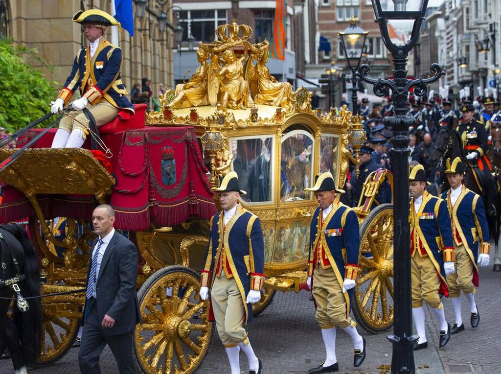 Respons Kritik Perbudakan, Raja Belanda Istirahatkan Kereta Kuda Emas