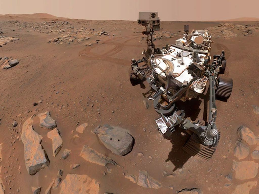Ada Lapisan Ungu Misterius di Mars, Pertanda Apa? Ada Lapisan Ungu Misterius di Mars, Pertanda Apa?