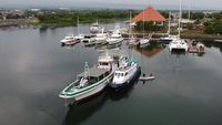 Persiapan Dermaga Kapal Pesiar Marina Boom Banyuwangi