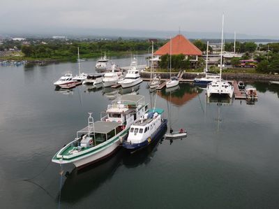 Persiapan Dermaga Kapal Pesiar Marina Boom Banyuwangi