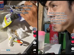 Punya Selera Unik, Pria Ini Makan Sukro Tanpa Kacang!