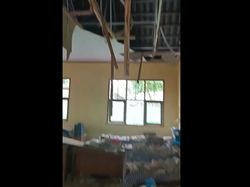 Dampak Gempa Banten, Dinding MTs di Pandeglang Rusak-Atap Jebol