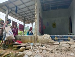 2 Rumah Warga Bogor Rusak Terdampak Gempa M 6,6 Banten