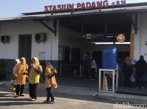 Dilengkapi Peron Baru, Stasiun Kereta Api Padang Makin Modern Dilengkapi Peron Baru, Stasiun Kereta Api Padang Makin Modern