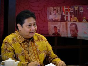 Airlangga Jabarkan Upaya Pemerintah Kendalikan Omicron dan Program PEN