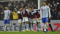 Aston Villa vs MU berakhir imbang 2-2. (Foto: AP/Rui Vieira)