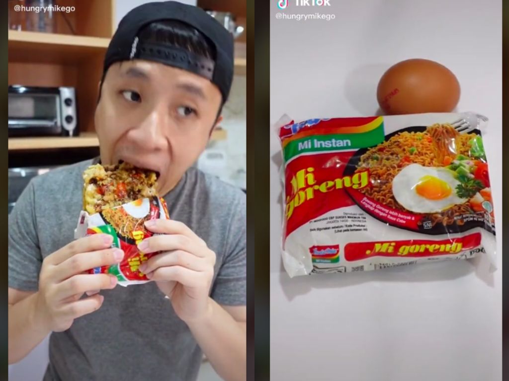 Cara Baru Makan Indomie Goreng, Digoreng Garing Pakai Telur Cara Baru Makan Indomie Goreng, Digoreng Garing Pakai Telur