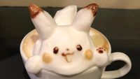 Gemas! Kopi dengan Latte Art Pokemon hingga Penguin