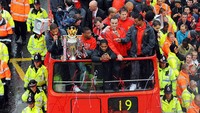 Tak kurang dari empat titel Premier League diraih Nani pada masa-masanya di MU. Foto: Getty Images/Clint Hughes