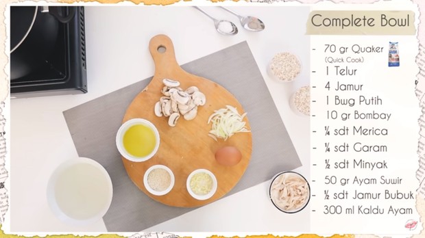 Resep oatmeal dengan cita rasa western yang bisa kamu coba sebagai menu sarapan