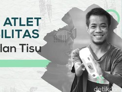 Kisah Pedagang Asongan Difabel, Berkilau di Lintasan Renang