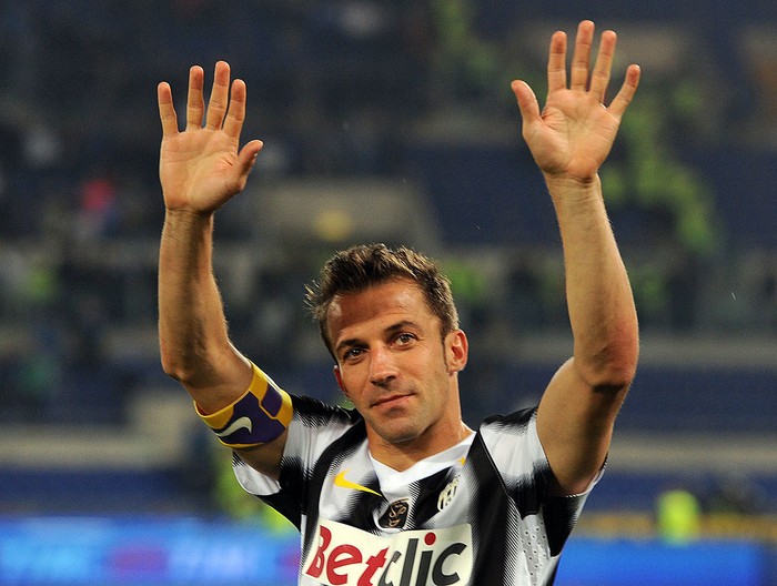 ROME, ITALY - MAY 20:  Alessandro Del Piero of Juventus after the Tim Cup final match between Juventus FC and SSC Napoli at Olimpico Stadium on May 20, 2012 in Rome, Italy.  (Photo by Giuseppe Bellini/Getty Images)