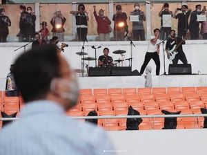 Anies Lihat Nidji Check Sound: Spektakuler, Tanpa Sumbang!