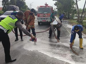 Cairan Kimia Tewaskan Biker di Lamongan Dibersihkan dengan Detergen