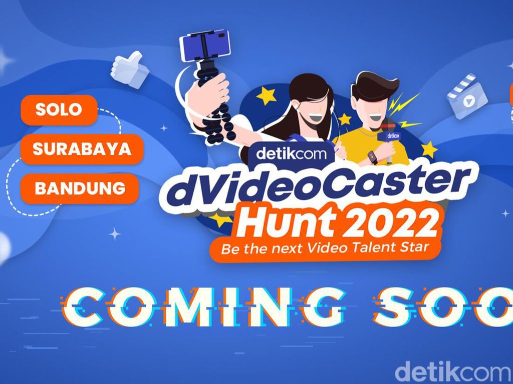 detikcom Cari Host, Ayo Ikutan dVideocaster Hunt 2022!