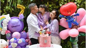 Keharmonisan Gading Marten dan Gisel yang Kompak Rayakan Ultah Gempi