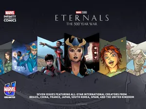 Marvel dan Webtoon Umumkan Seri Komik Eternals Terbaru
