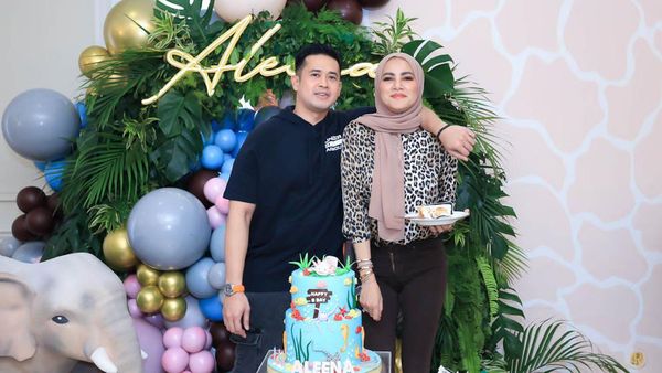 Mesranya Olla Ramlan dan Aufar di Ultah Aleena