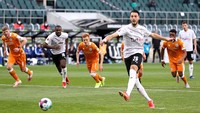 Di Liga Jerman, Borussia Moenchengladbach menjadi raja penalti dengan tendangan 12 pas setiap 397 menit. (Foto: Getty Images/Lars Baron)