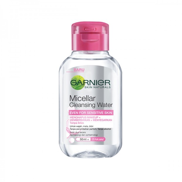 Garnier Micellar Cleansing Water Pink / foto : shopee.co.id/rifatmaulana