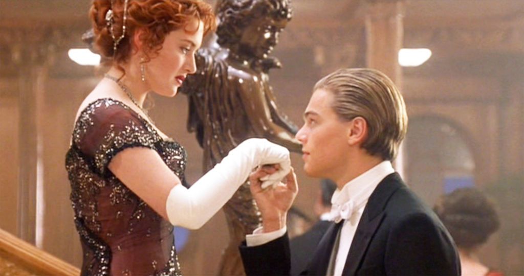 Jack Dawson and Rose DeWitt-Bukater at Titanic