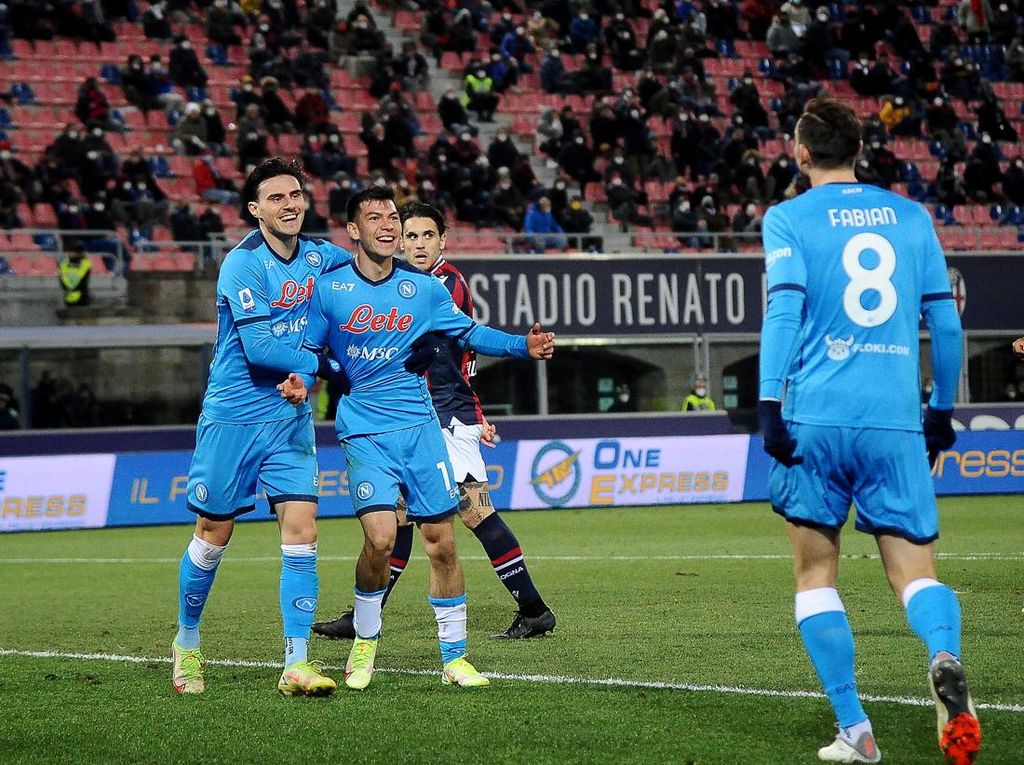 Napoli Bungkam Bologna di Kandang 2 Gol Tanpa Balas