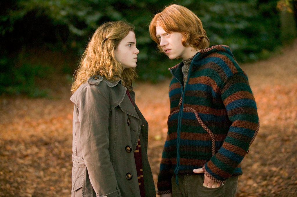 Ron Weasley and Hermione Granger