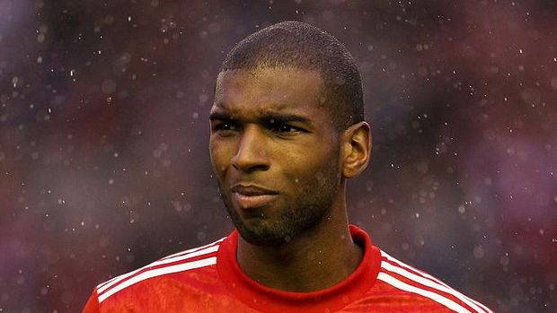 LIVERPOOL, ENGLAND - AUGUST 19:  Ryan Babel of Liverpool looks on prior to the UEFA Europa League play-off first leg match beteween Liverpool and Trabzonspor at Anfield on August 19, 2010 in Liverpool, England.  (Photo by Alex Livesey/Getty Images)