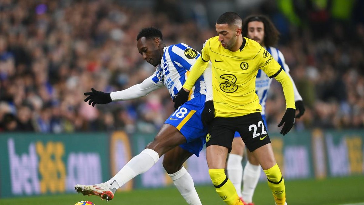 Chelsea unggul 1-0 atas Brighton & Hove Albion di babak pertama. (Foto: Getty Images/Mike Hewitt)