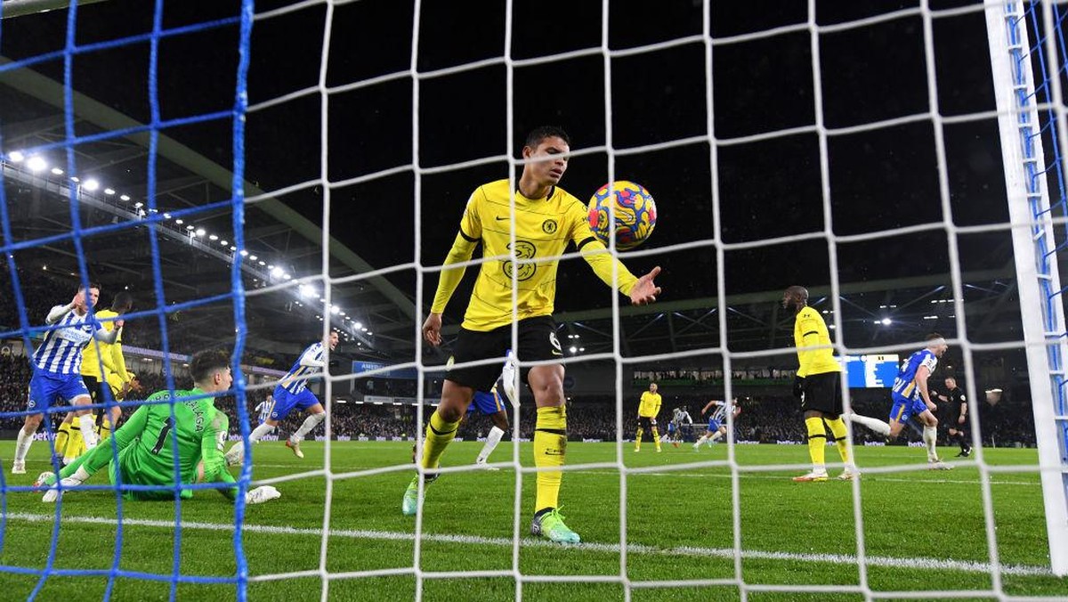 Chelsea diimbangi Brighton & Hove Albion 1-1 dalam lanjutan Premier League (Foto: Getty Images/Mike Hewitt)