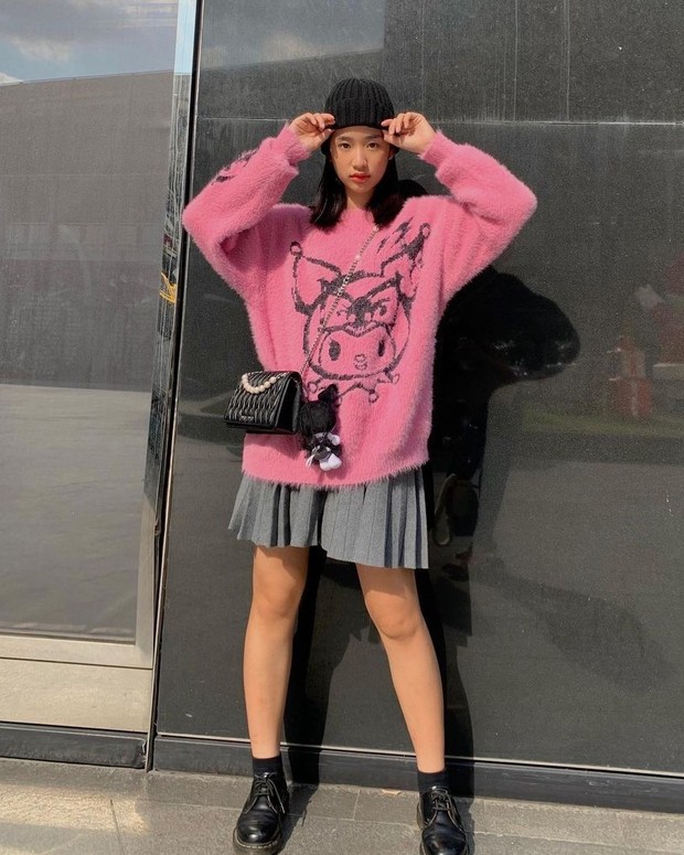 Gaya Edgy saat Hangout/Foto: Instagram/@tontawan