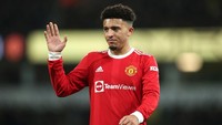 Jadon Sancho diproyeksikan menjadi salah satu pemain penting MU di masa depan. Foto: Getty Images/Alex Pantling