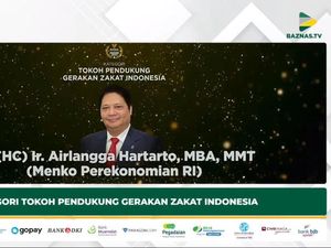 Airlangga Hartarto Raih Penghargaan Tokoh Penggerak Zakat Nasional