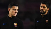 2 syarat agar Coutinho dan Suarez bisa reuni di Villa adalah: Suarez datang Januari ini atau Suarez datang di musim panas, saat kontraknya habis di Atletico, dan Coutinho dipermanenkan Villa (atau dipinjam lagi) dari Barcelona. Foto: Getty Images/David Ramos