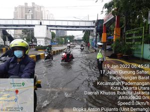 Genangan Air Rendam Sejumlah Titik di Jakut-Jaktim Pagi Ini