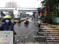 Genangan Air Rendam Sejumlah Titik di Jakut-Jaktim Pagi Ini