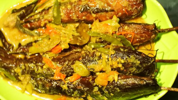close up photo of mangut catfish from indonesia. Mangut Lele is one of traditional food with spicy taste
