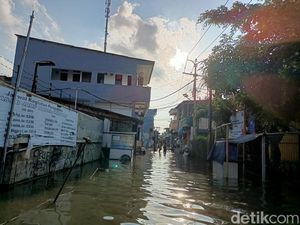 Satu RW di Tegal Alur Jakbar Masih Banjir, 5.000 Warga Jadi Korban