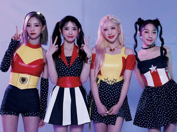 WJSN CHOCOME dalam promosi Super Yuppers/ Foto: instagram.com/wjsn_cosmic WJSN CHOCOME dalam promosi Super Yuppers