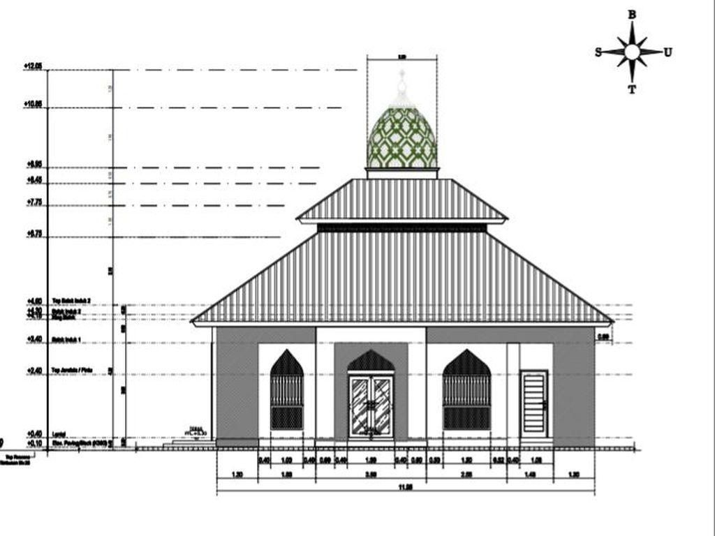 Atap Masjid di Bima Dibongkar Gegara Mirip Gereja Akan Dibangun Pakai Kubah