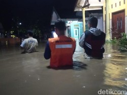 Sungai Welang Meluap, Permukiman di Kota Pasuruan Banjir Setinggi 1 Meter