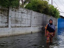 Tegal Alur Jakbar Masih Terendam Banjir, Warga Khawatir Hujan Turun Lagi