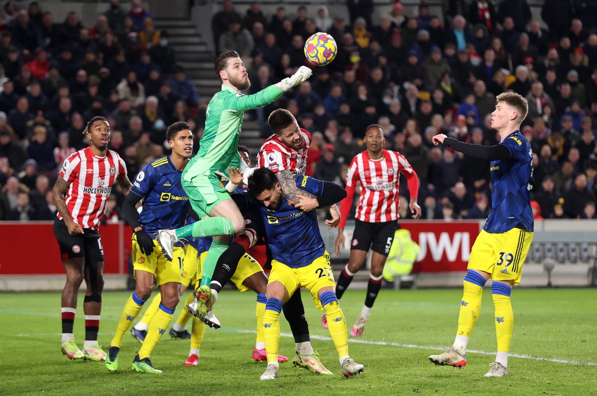 Brentford vs Man United masih 0-0 di babak pertama. (Foto: Getty Images/Alex Pantling)