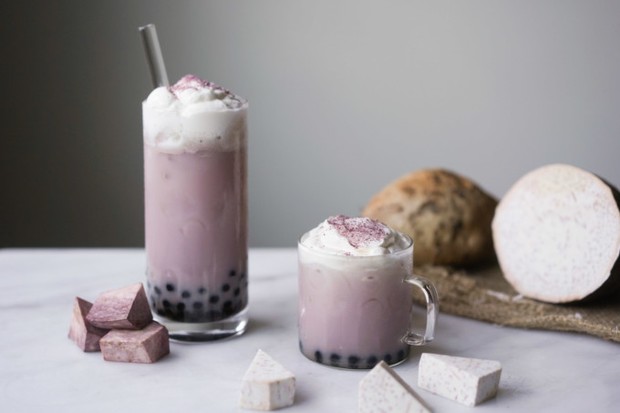 Bubble tea/Foto: hungryhuy.com penggemar taro milk tea