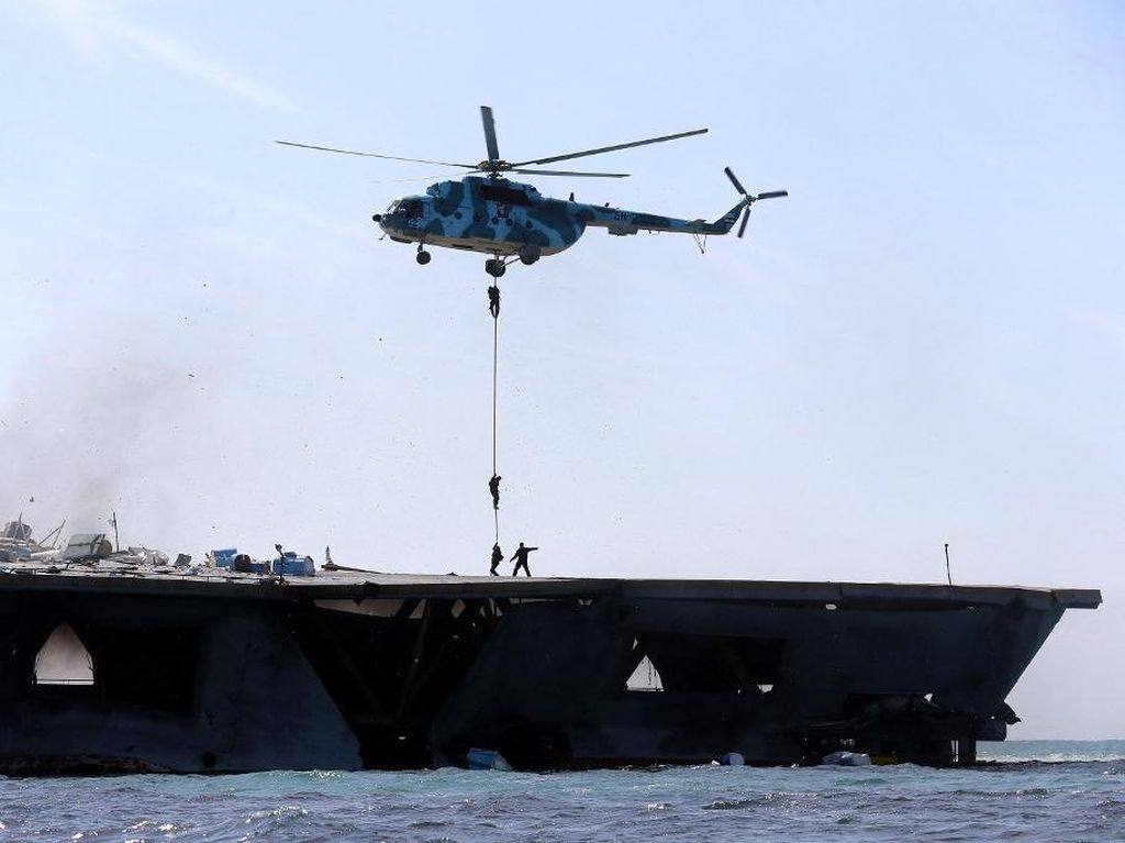 Rusia-Iran-China Gelar Latihan Perang di Samudra Hindia