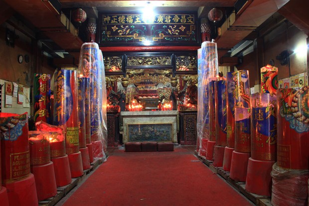 Kelenteng Hok Tiek Hian Bagian dalam Kelenteng Hok Tiek Hian