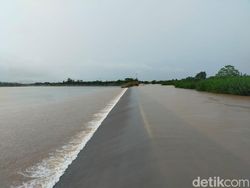 Makassar 3 Hari Diguyur Hujan, Waduk Nipa-Nipa Penahan Banjir Nyaris Penuh